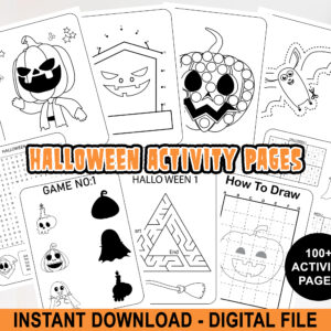 Halloween Activity Pages for Kids